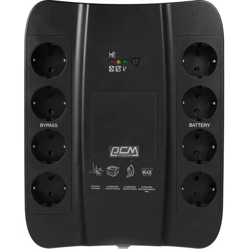 ИБП Powercom SPD-850U 850Вт/510W Лин-инт. 8xEURO