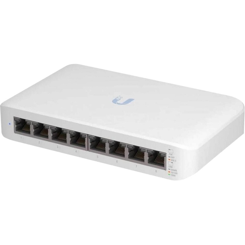 Коммутатор PoE Ubiquiti UniFi Switch Lite 8 PoE (USW-Lite-8-PoE), 8х1G RJ45