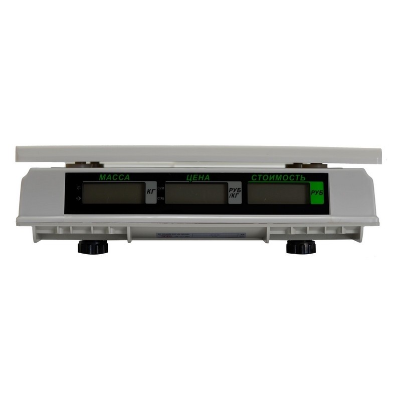 Весы торговые настольные M-ER 326AC-15.2 Slim, LCD, белые_3040