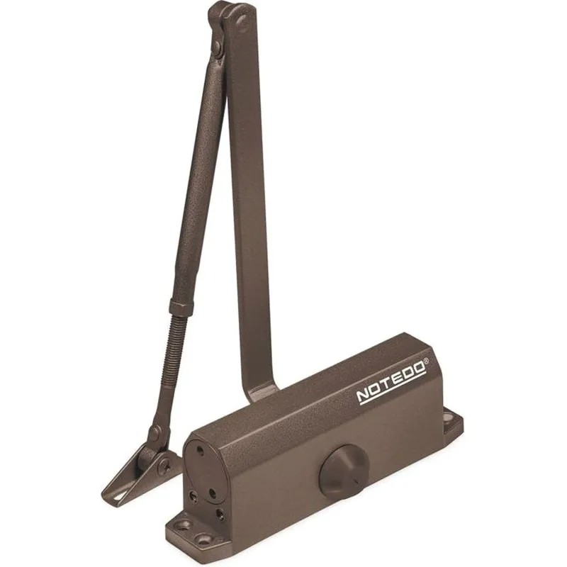 Доводчик дверной NOTEDO DC-120-I BROWN до 140кг корич. (10)