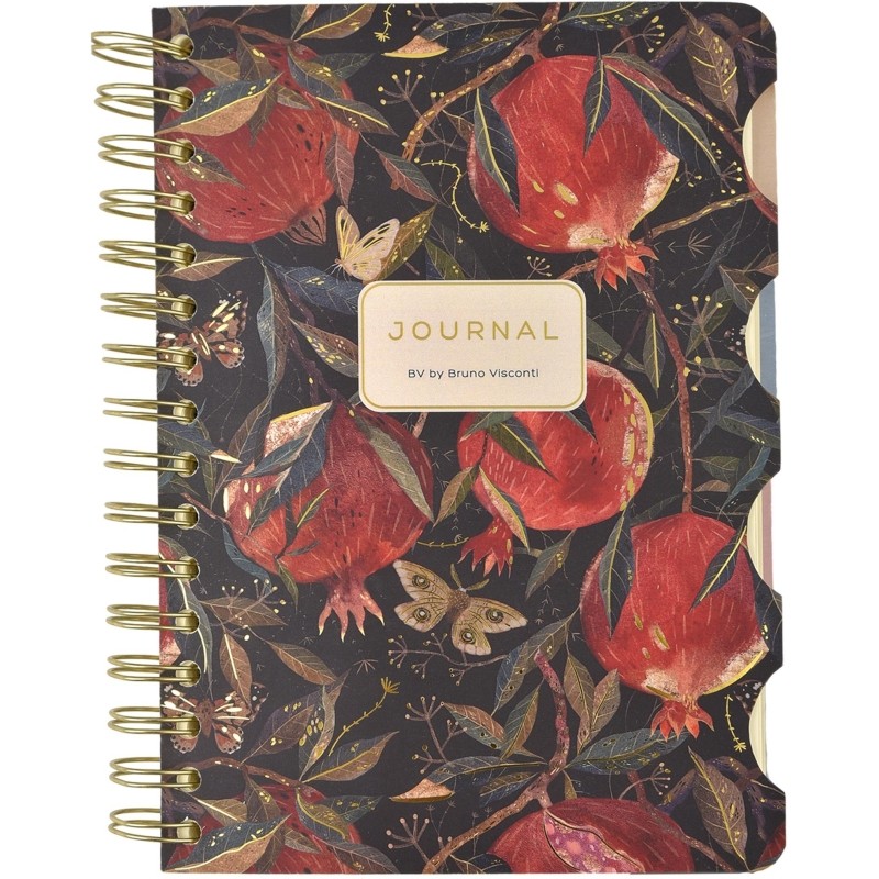 Записная книжка ART JOURNAL А5,120Л,С РАЗДЕЛИТЕЛЯМИ Гранат,3-567/16