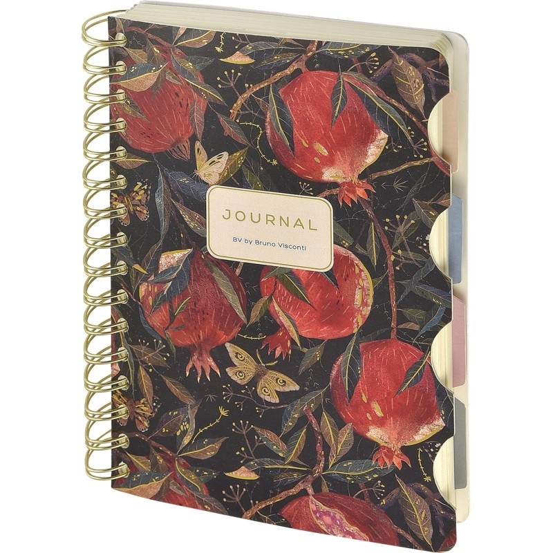 Записная книжка ART JOURNAL А5,120Л,С РАЗДЕЛИТЕЛЯМИ Гранат,3-567/16