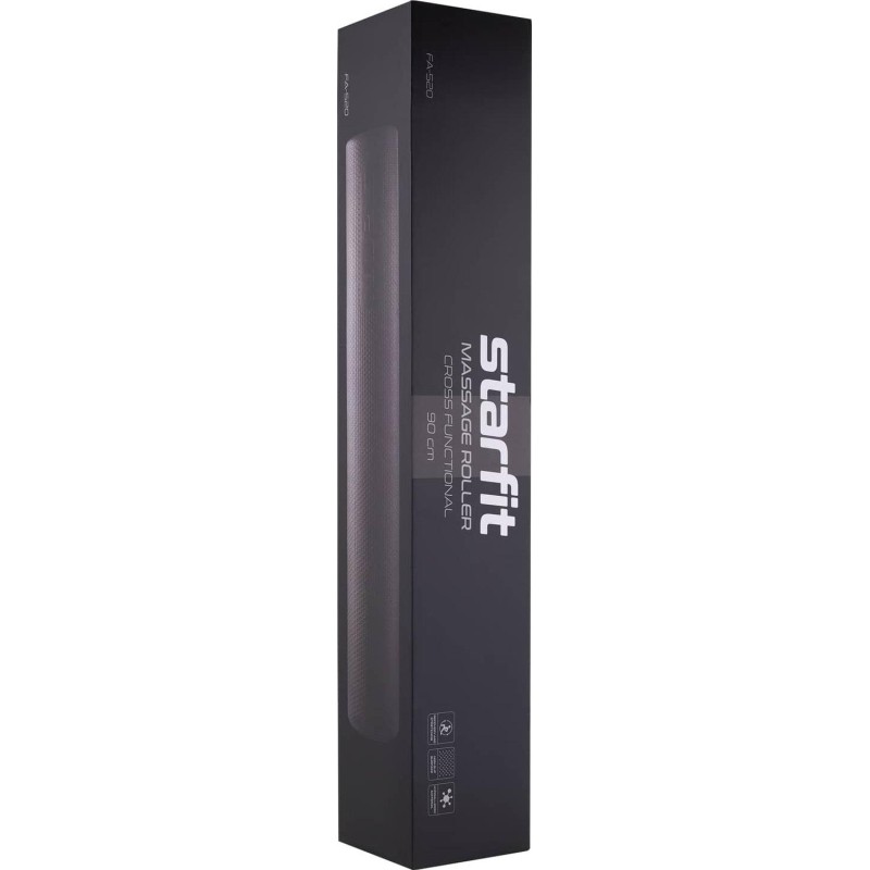 Ролик массажн STARFIT FA-520 EVA,сред жестк, 90х15 cм, черный, УТ-00019238