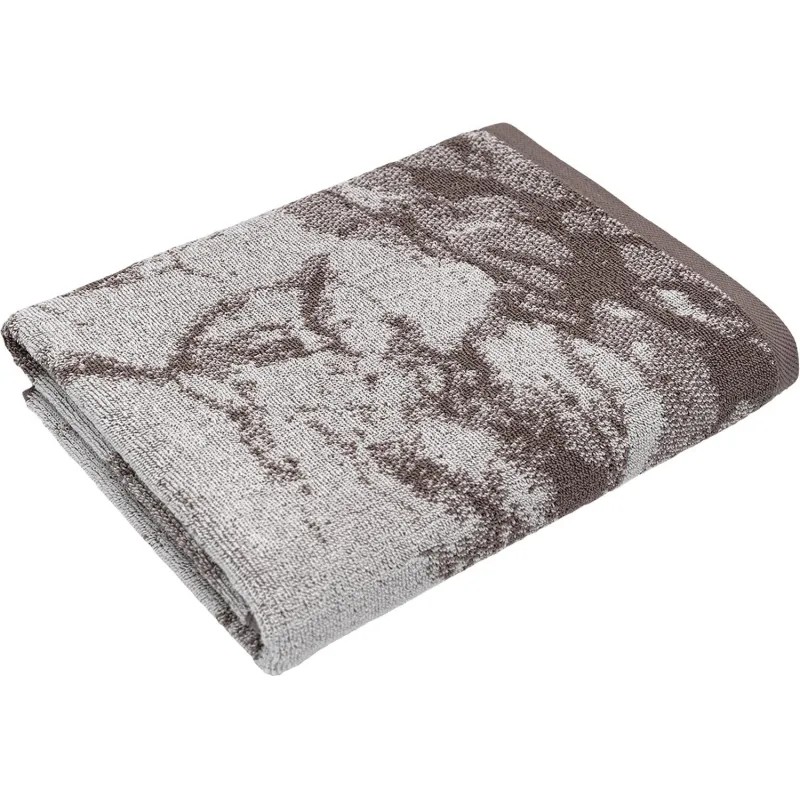 Полотенце махровое УЗБ Marmola, L 70х130 сер,161332