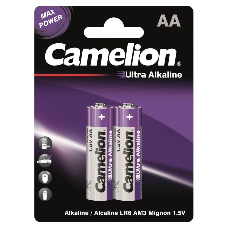 Батарейка Camelion Ultra 2шт/бл (LR6-BP2UT,  1,5В) (14982)