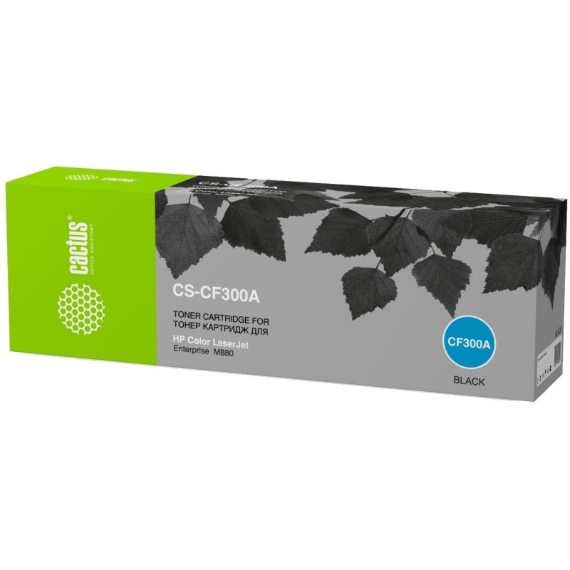 Картридж лазерный Cactus CF300A черный 29500с для HP CLJ Ent M880 CS-CF300A