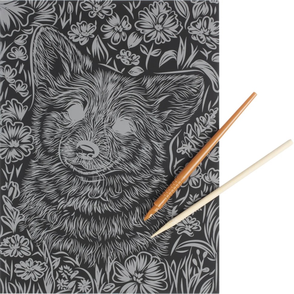 Гравюра Скретчинг 18x24 см корги, набор МУЛЬТИ АРТ SCRETCH-111537 Гравюра Скретчинг 18x24 см корги, набор МУЛЬТИ АРТ SCRETCH-111537