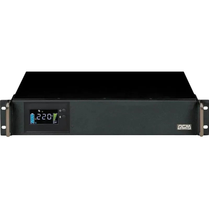ИБП Powercom King Pro RM KIN-1500AP LCD, Line-Int, 1500Ва/1200Вт,(6C13)