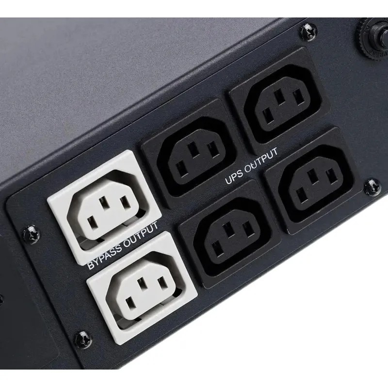 ИБП Powercom King Pro RM KIN-1500AP LCD, Line-Int, 1500Ва/1200Вт,(6C13)