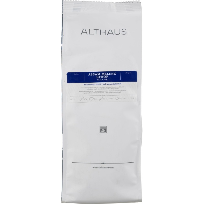 Чай Althaus Assam Meleng черный листовой, 250г