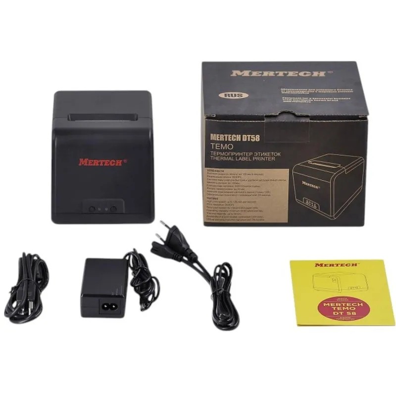 Этикет-принтер MERTECH DT58 TEMO (USB)