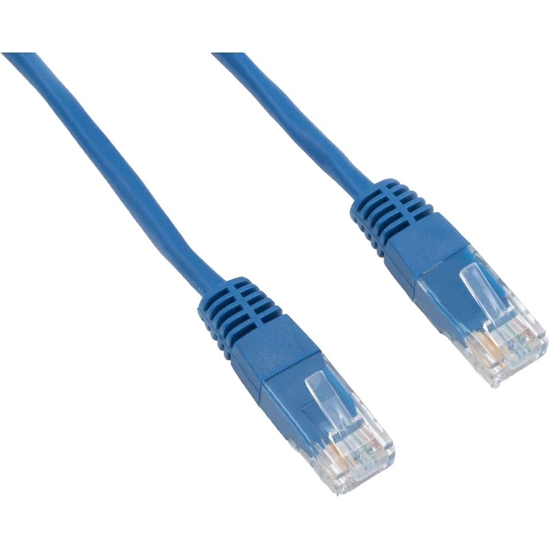 Патч-корд A1, A1-LCU5E-0.25M-BL, 0.25 м., U/UTP, 5e, CCA, синий