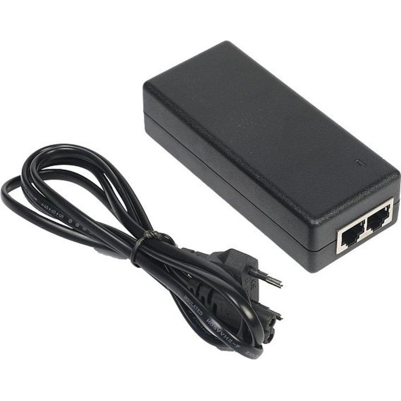 PoE-инжектор Wi-Tek WI-POE51-48V,1000Base-T 30Вт совмес с 802.3af/at,48В
