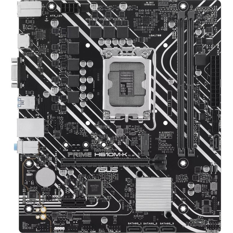 Материнская плата Asus PRIME H610M-K s1700 Intel H610 2xDDR5 mATX