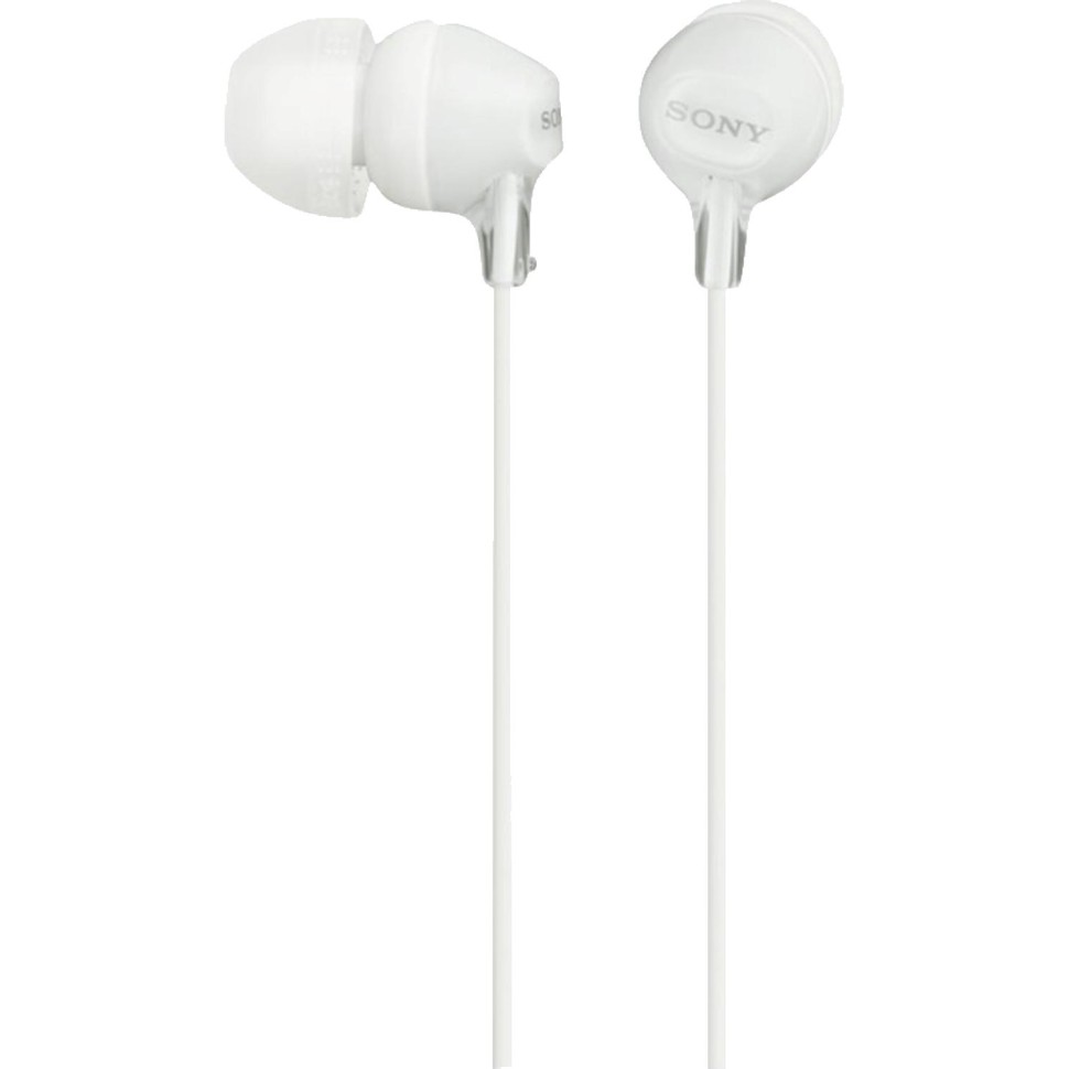 Наушники Sony MDR-EX15AP W закр.типа, белый