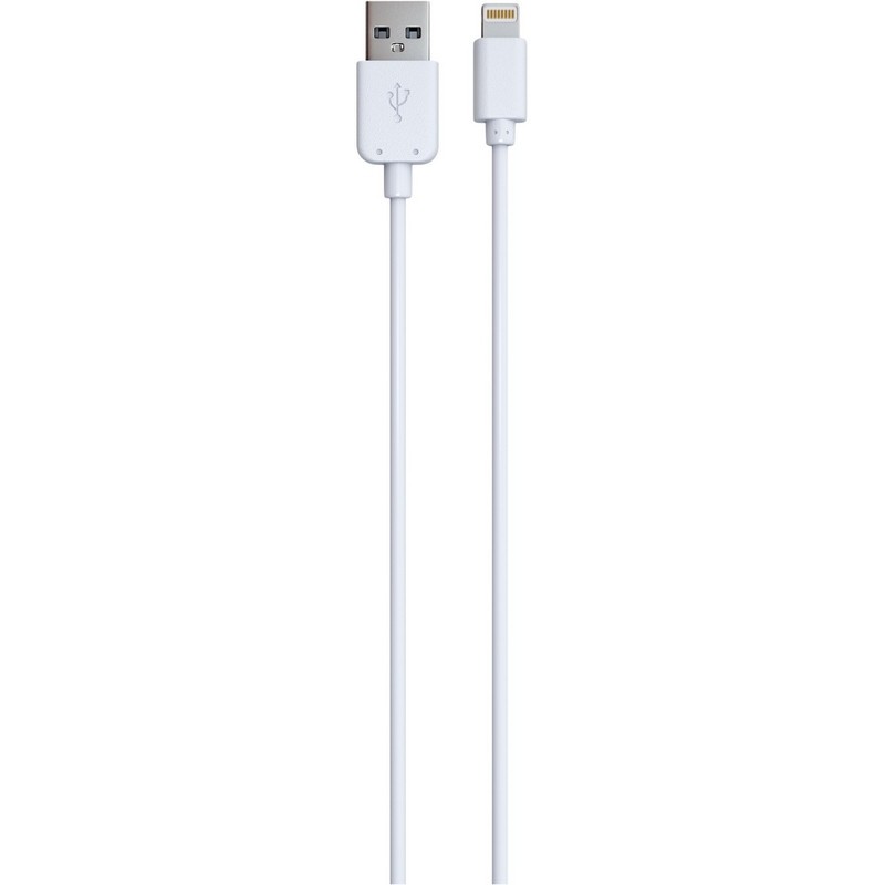 Кабель USB 2.0 - Lightning, М/М, 2 м, Red Line, бел, УТ000009513