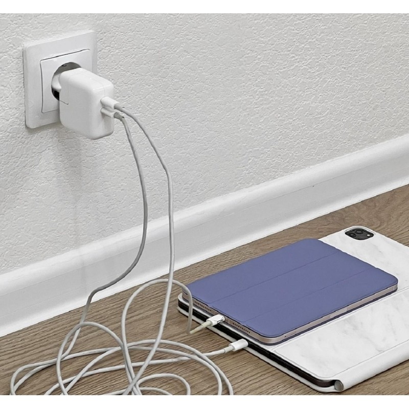 Зарядное устройство Apple (MNWP3ZM/A) 35W Dual USB-C Port