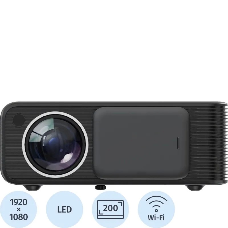 Проектор Cactus CS-PRM.01B. FHD LCD 700Lm ANSI 2500:1 (50000час)USB HDMI