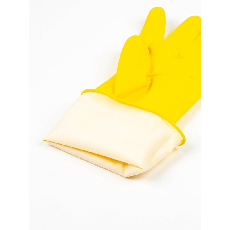 Перчатки резиновые PACLAN Professional латекс желтый 4073274 р.L
