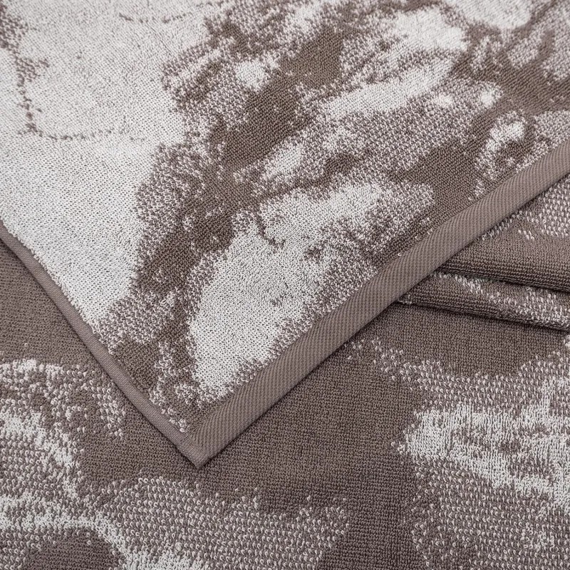 Полотенце махровое УЗБ Marmola,M 50х80 сер,161333