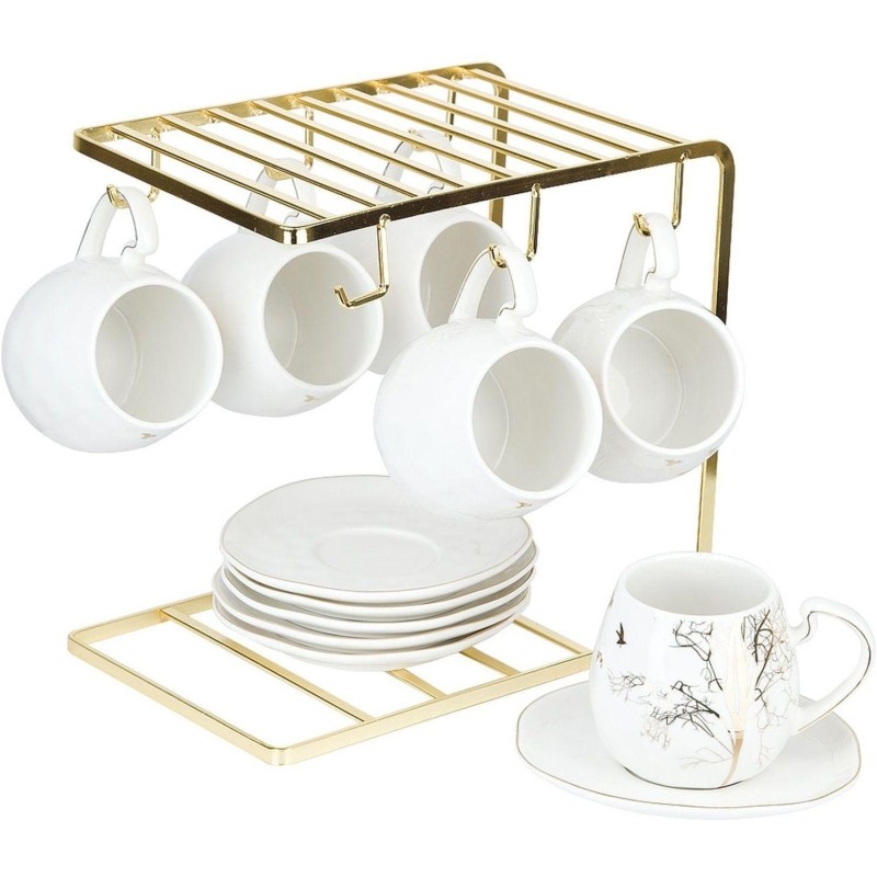 Набор чайный на метал. подставке 12пр. 5th Avenue.Golden Forest, 1400039