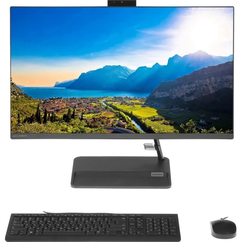 Моноблок Lenovo IdeaCentre(F0FY00P4RU)27/FHD/R5-7430U/16Gb/SSD512/NOS/KBM