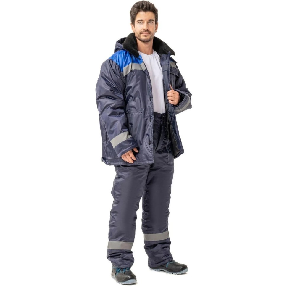 Куртка рабочая зимняя муж з32-КУ син/вас оксф 48-50/194-200 (Арсенал-СП)