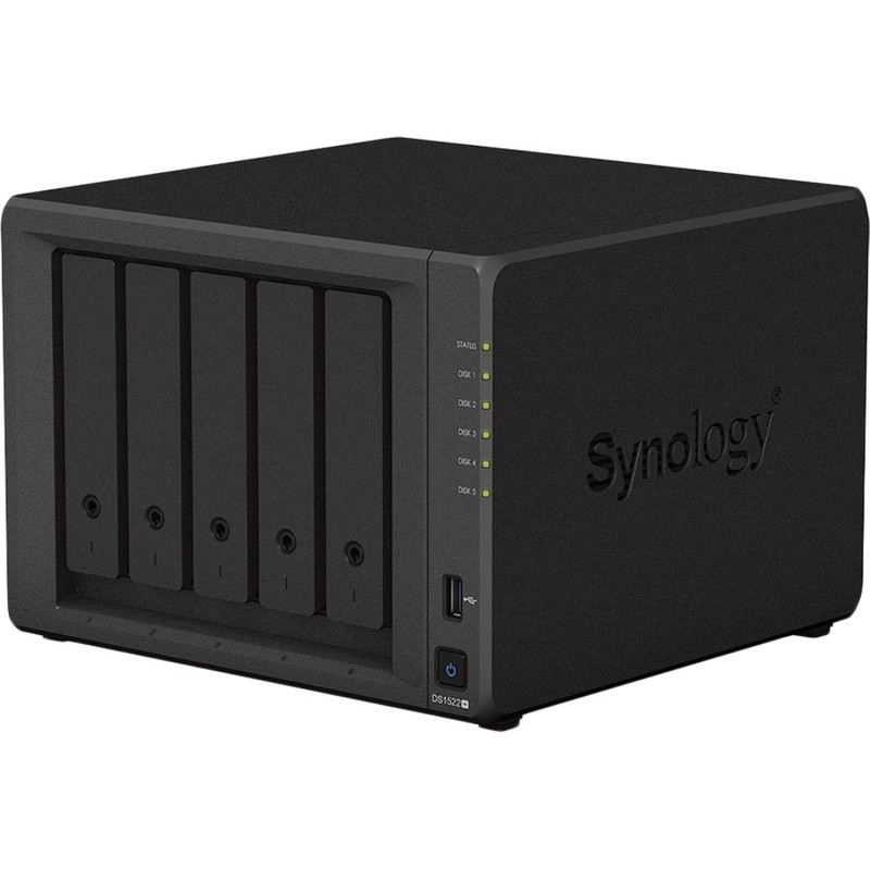 Сетевое хранилище Synology DS1522+ 5x2.5/3.5 SATA, Ryzen R1600/8GB DDR4