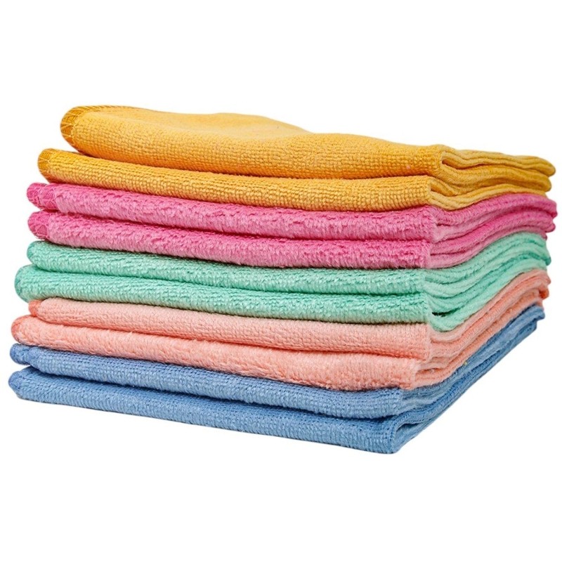 Салфетки из микрофибры набор 250 гр/м2,  30x30 см. (10 шт.) LIMROY LR-120