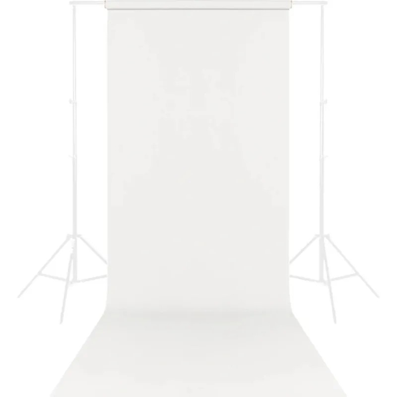 Фон бумажный Raylab Arctic White 1,35x6м белый
