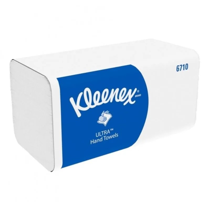 Полотенца бумажные д/дKK  Kleenex UltraSuper 3слбел 96л 15п/уп  6710