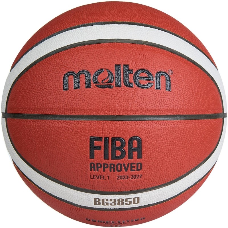 Мяч баск. MOLTEN B6G3850 р.6, FIBA Appr, синт.комп.кожа кор-беж-чер