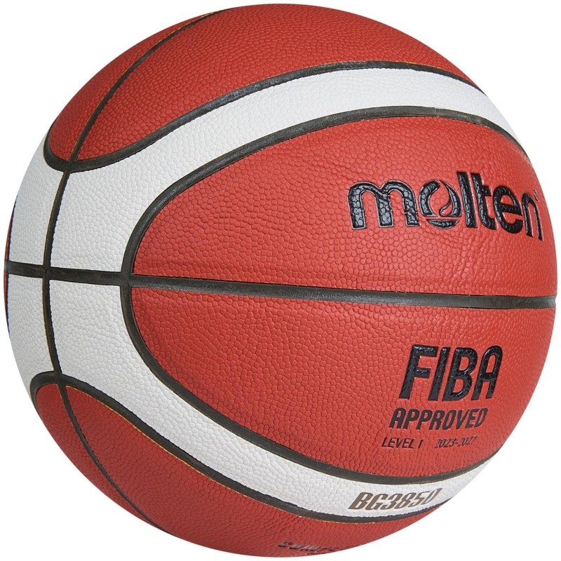 Мяч баск. MOLTEN B6G3850 р.6, FIBA Appr, синт.комп.кожа кор-беж-чер