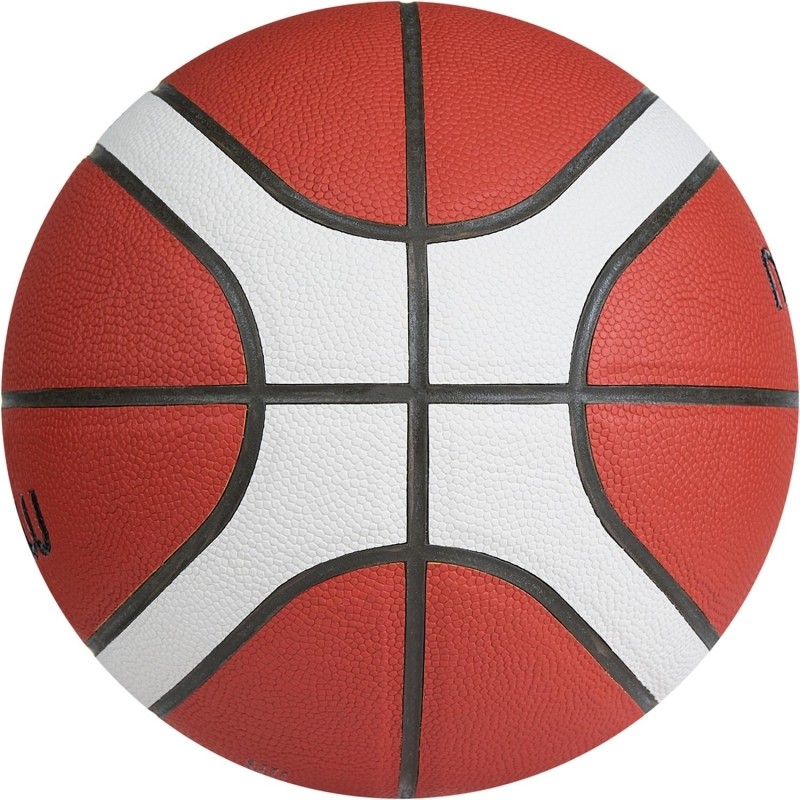 Мяч баск. MOLTEN B6G3850 р.6, FIBA Appr, синт.комп.кожа кор-беж-чер