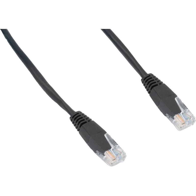 Патч-корд A1, A1-LCU5E-1.5M-BK, 1.5 м., U/UTP, 5e, CCA, черный