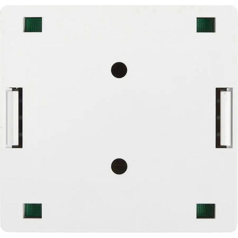 Розетка настенная TWT TWT-SM2-4545-WH 2 порта RJ-45 кат. 5е, UTP, белая