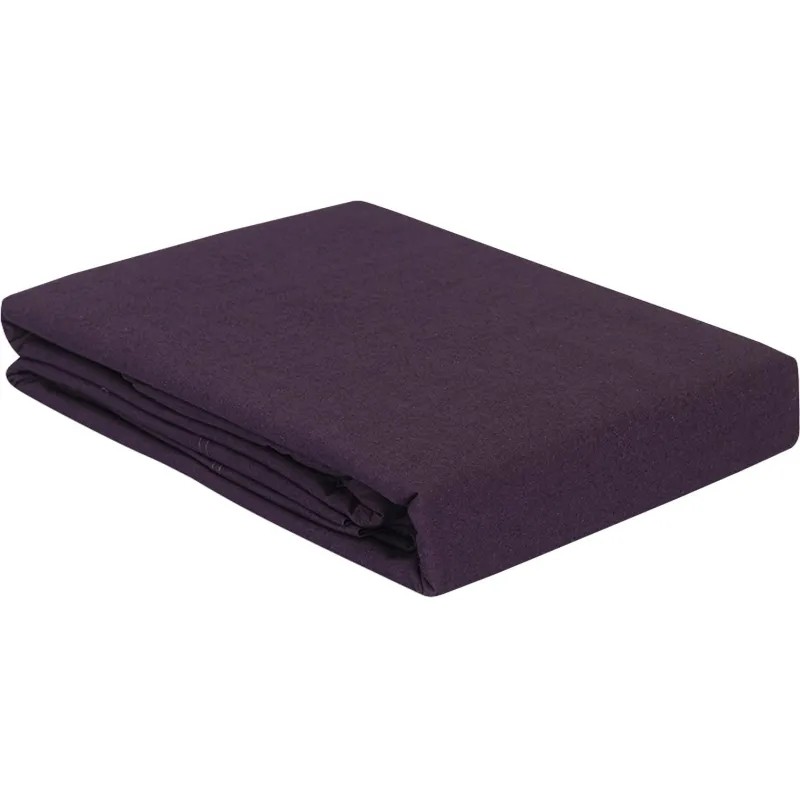 Простыня 180х200х30 на рез.из стираного перкаля сливового цвета,TK24-FS0026