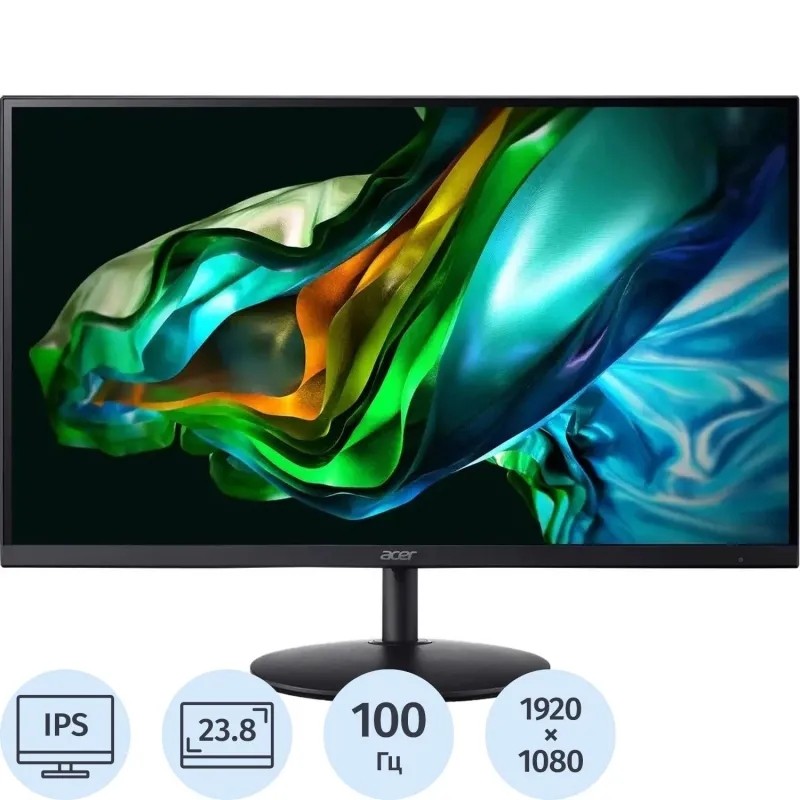 Монитор ACER SH242YEbmihux(UM.QS2EE.E13)23.8/FHD/IPS/100Hz/250cd/1ms