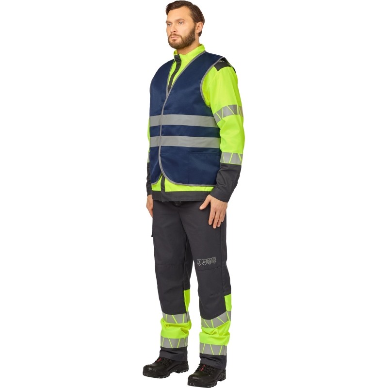 Жилет синий с СОП (р.3XL/60-62)