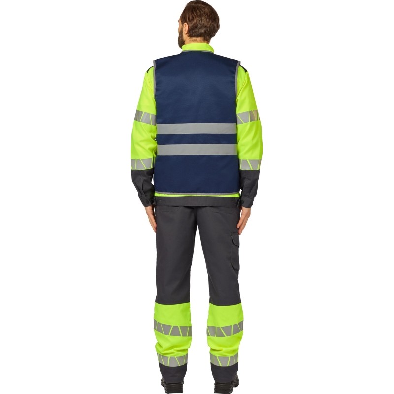 Жилет синий с СОП (р.3XL/60-62)