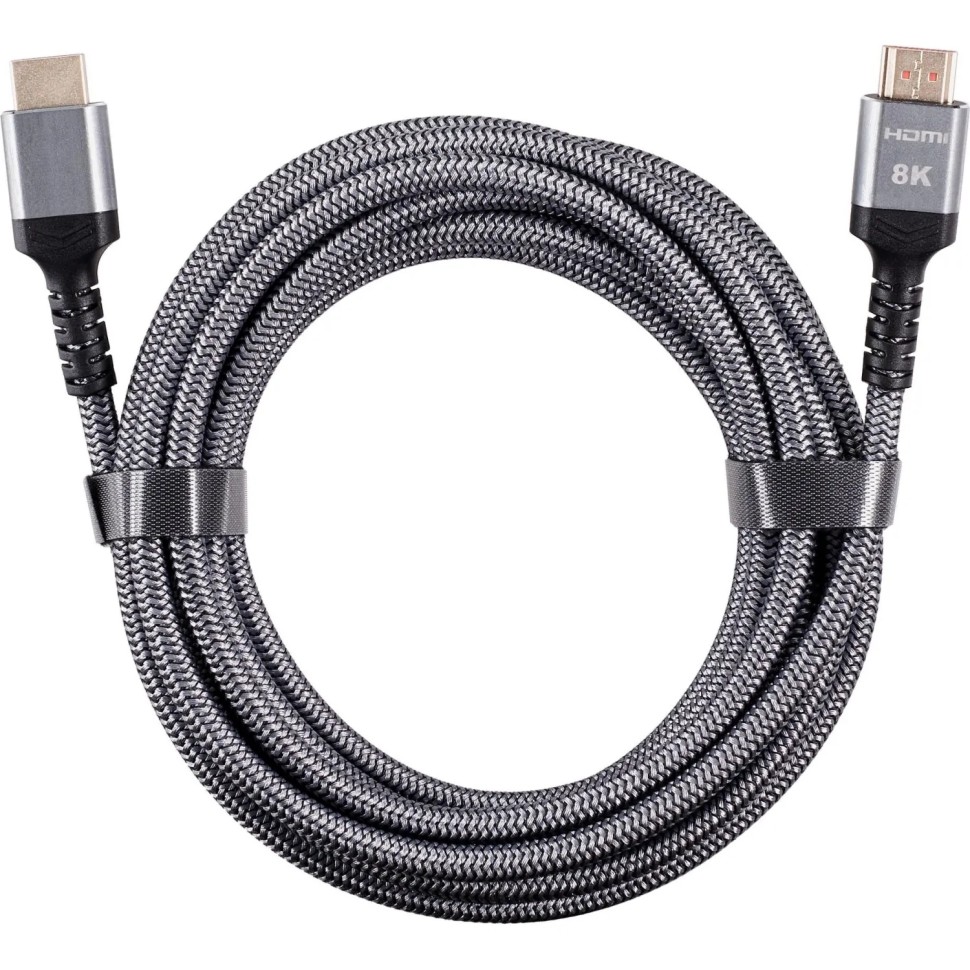 Кабель HDMI 19M/M,ver. 2.1 8KX60Hz (Econom) оплетка 5m iOpen &lt;ACG859A-5.0