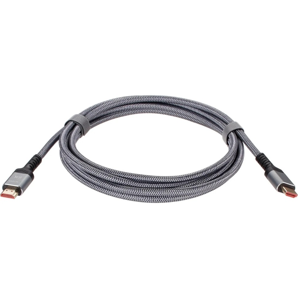 Кабель HDMI 19M/M,ver. 2.1 8KX60Hz (Econom) оплетка 3m iOpen <ACG859A-3.0 Кабель HDMI 19M/M,ver. 2.1 8KX60Hz (Econom) оплетка 3m iOpen <ACG859A-3.0