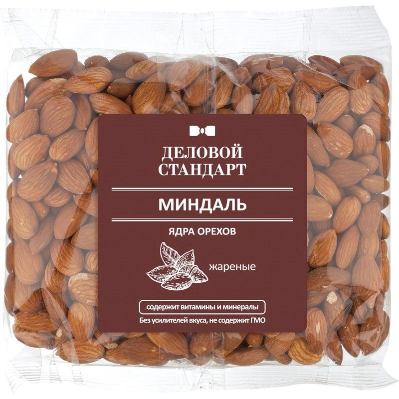 Миндаль Деловой Стандарт жареный,500г