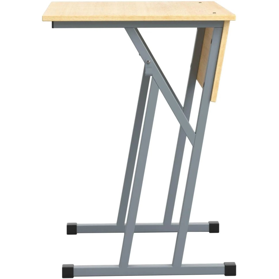 Парта MET_Комус Стол ученический 1-местный 7р.г. клен/серый