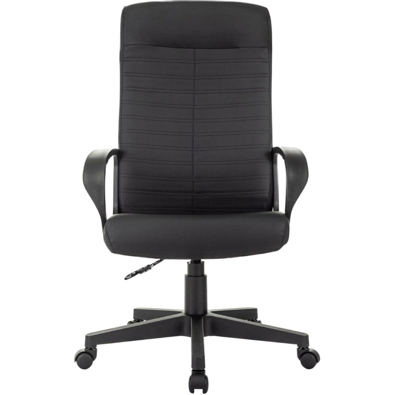 Кресло VB_EChair 659LT PU черный эко.кожа крестов. пластик