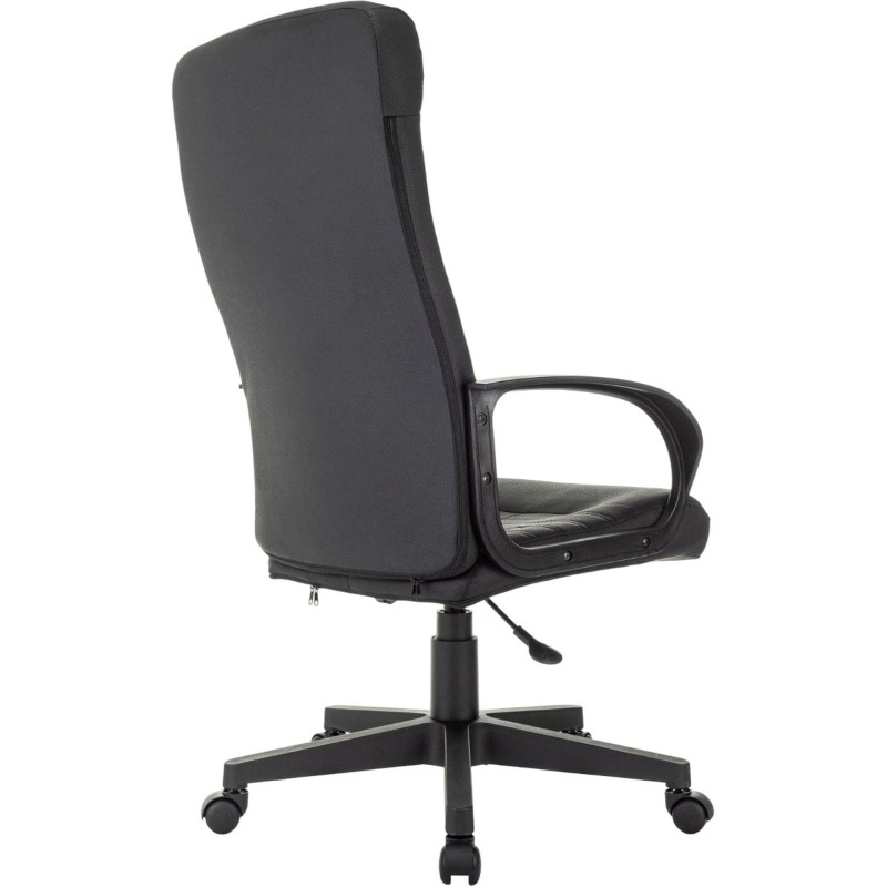 Кресло VB_EChair 659LT PU черный эко.кожа крестов. пластик