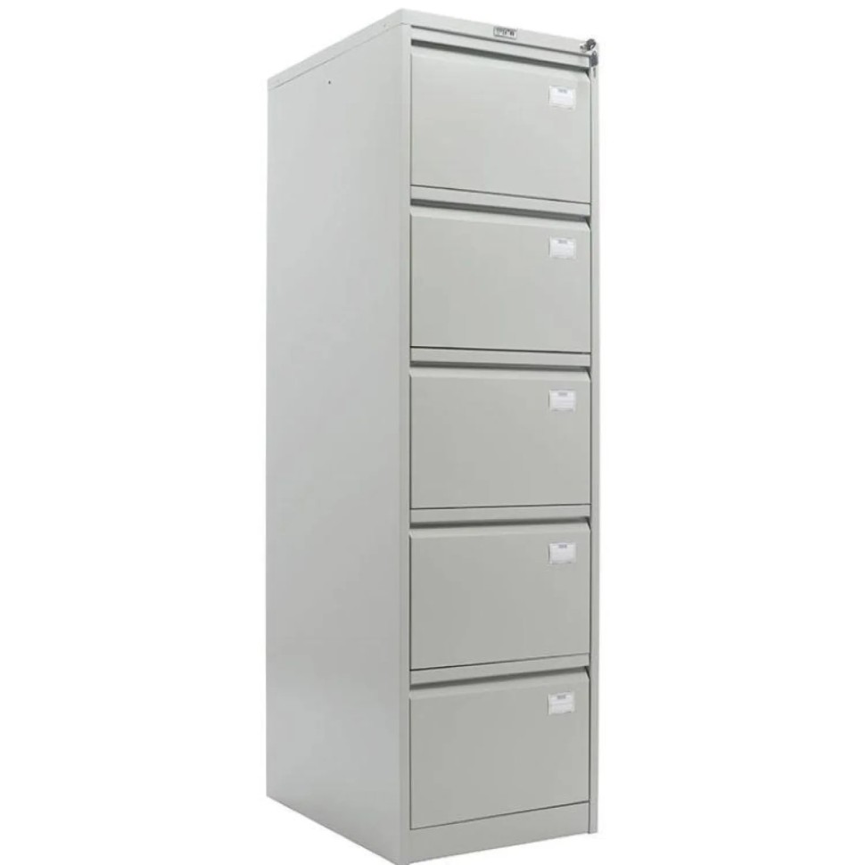 Картотека ПРАКТИК AFC-05 шкаф 5 секцион. А4/FC, ц.замок, 467х630х1634