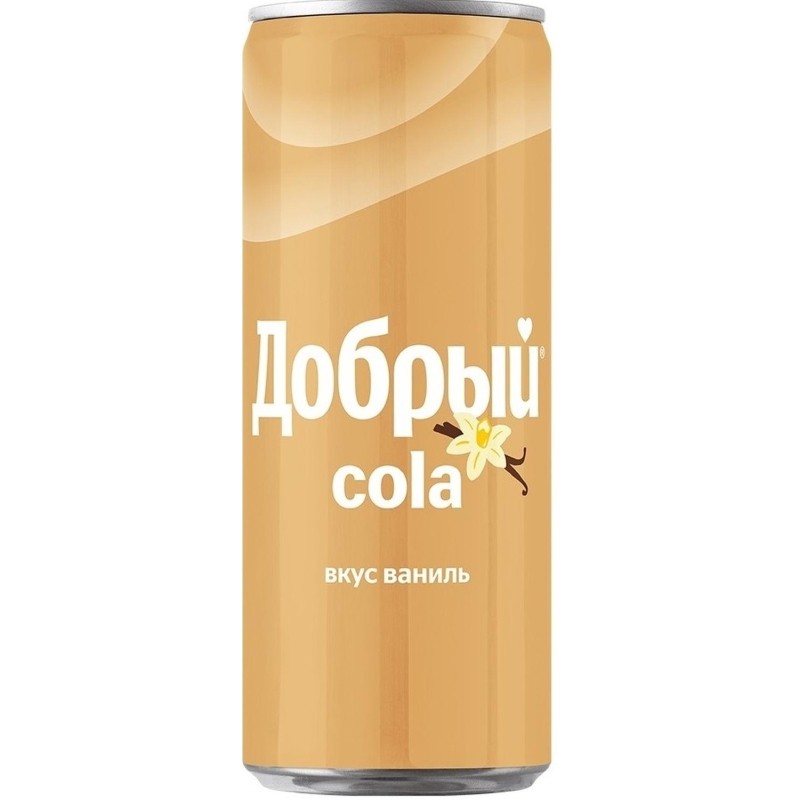 Напиток Добрый Кола б/а газ. со вкусом ванили ж/б 0,33л