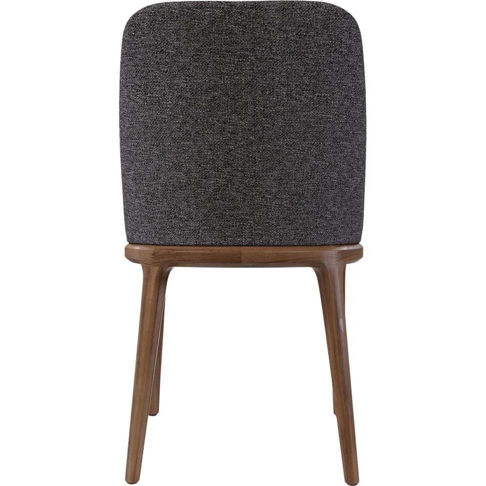 Стул Bruno (520х570х860) орех темный/ткань melange-grey