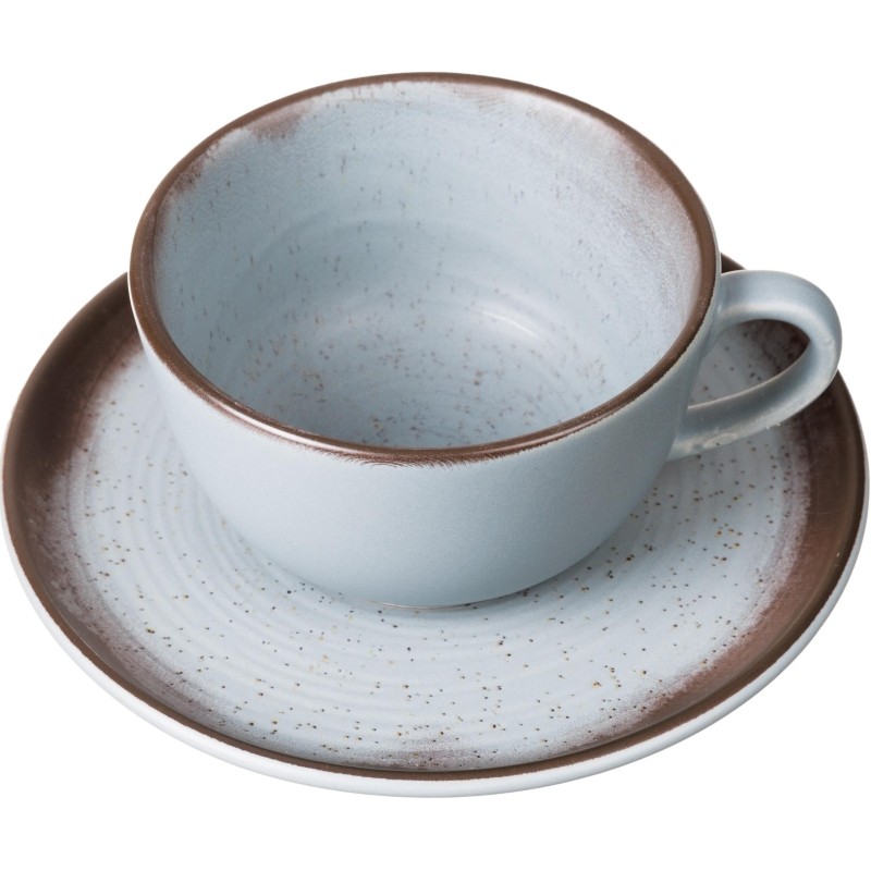 Чайная пара FLAT Shape PACIFICO (чаш200мл,блюдц14см)Oxford 136497,AO04-1C07
